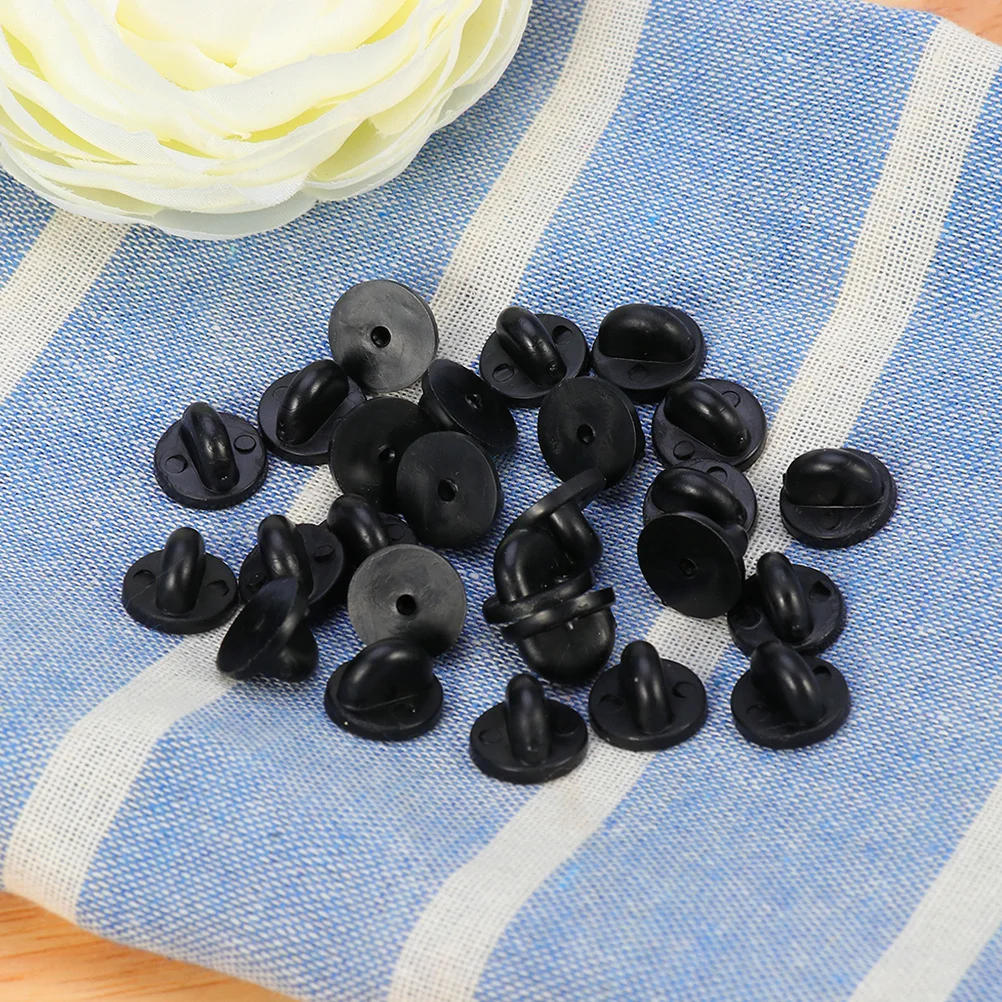 

250pcs Metal Caps Breast Pin Pin Backs Keepers Replacement metal pin caps clutch pin backs pin clasps