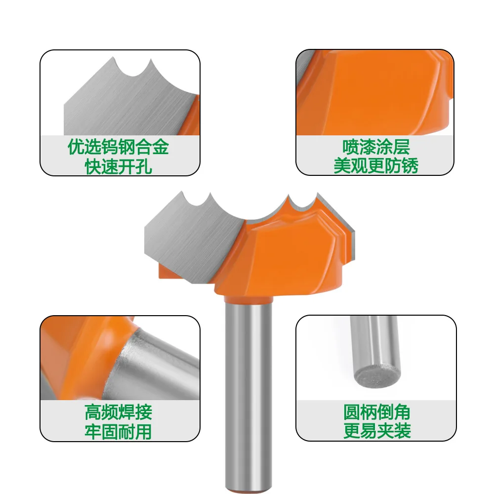 8 handle double arc dragon ball knife orange woodworking milling cutter with bead yuan treasure knife pattern line engraving mac