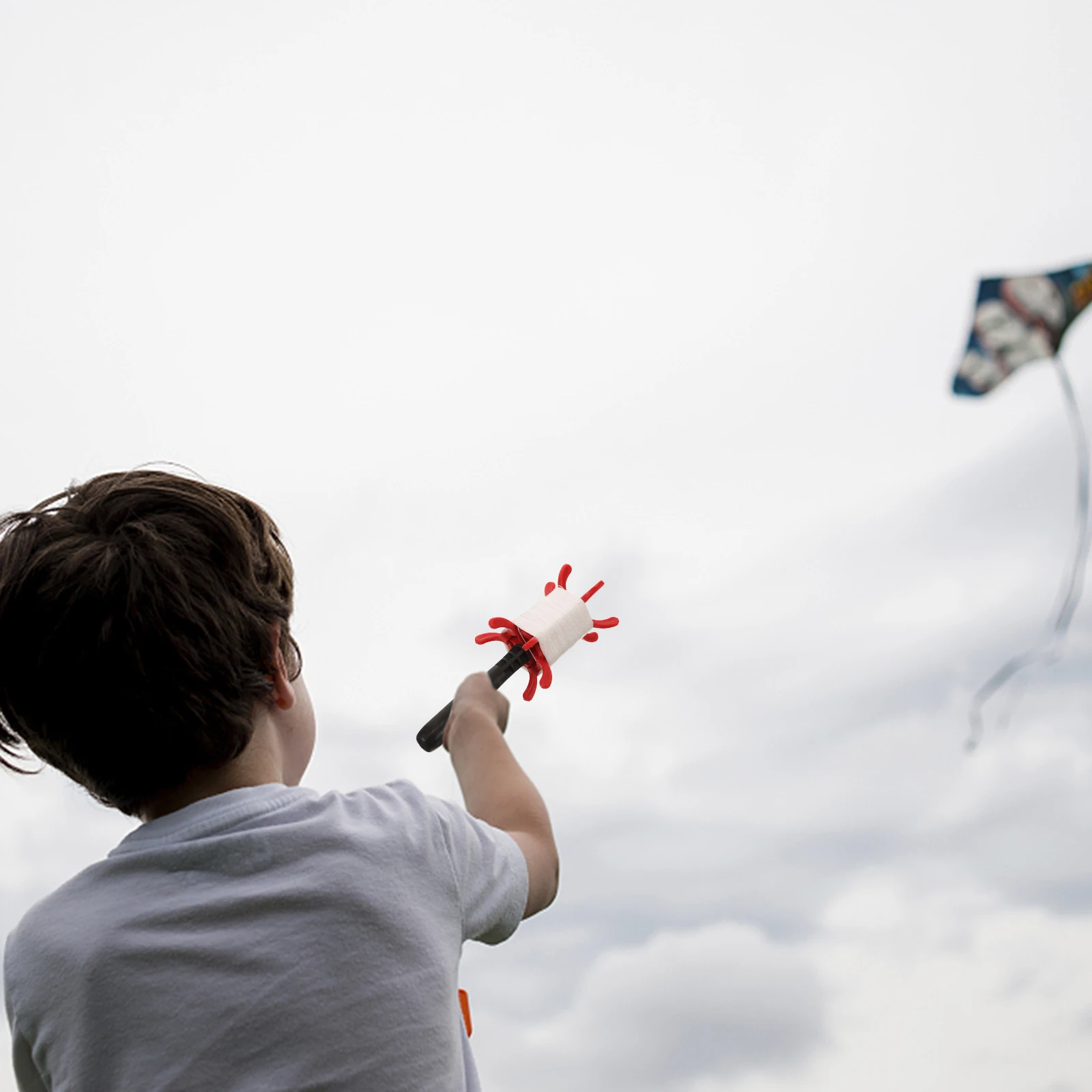 凧リール糸用アウトドアアクセサリースプールフライングツールプラスチックライン巻き取り子供