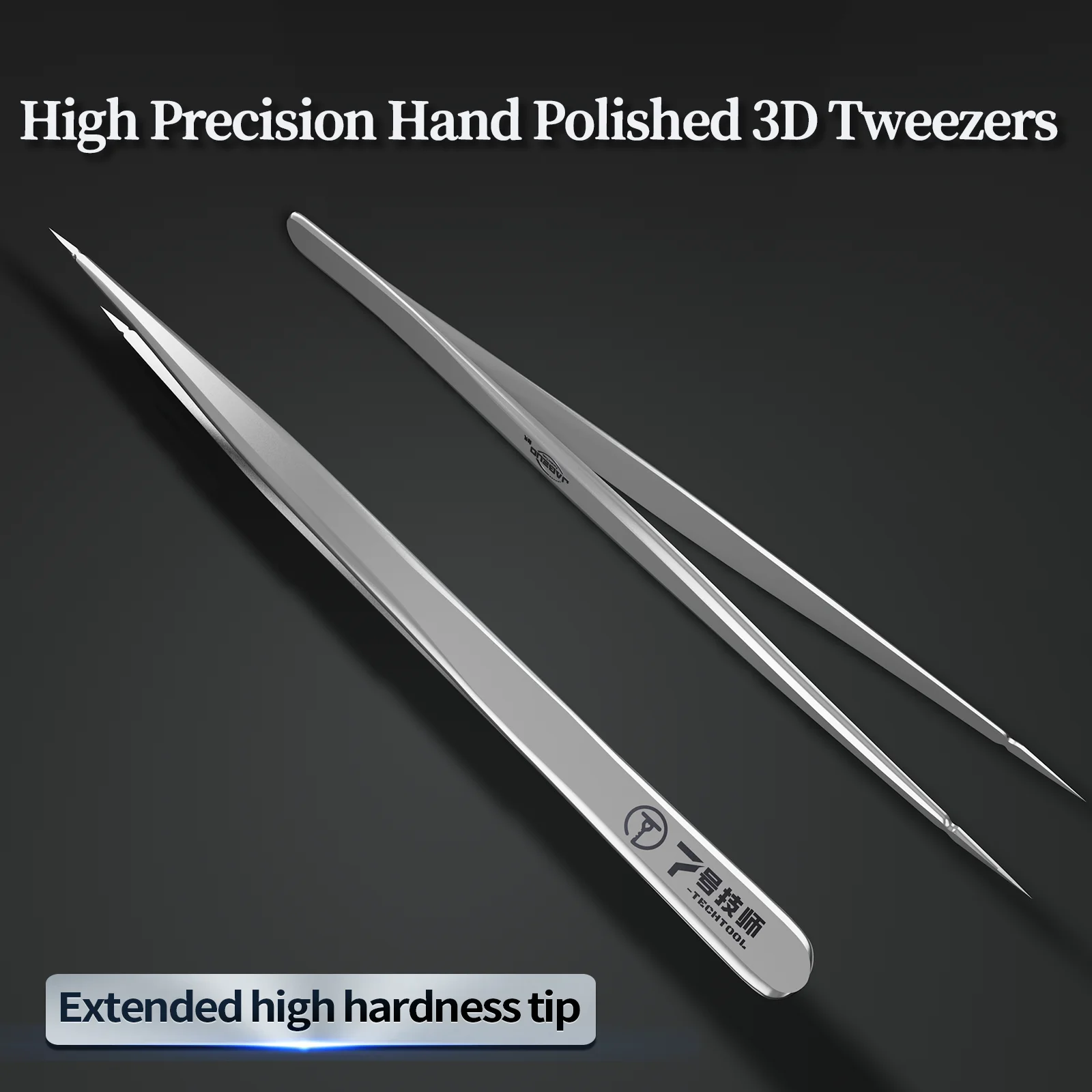 JABEUD NUD-3D Hand-polished 3D tweezers