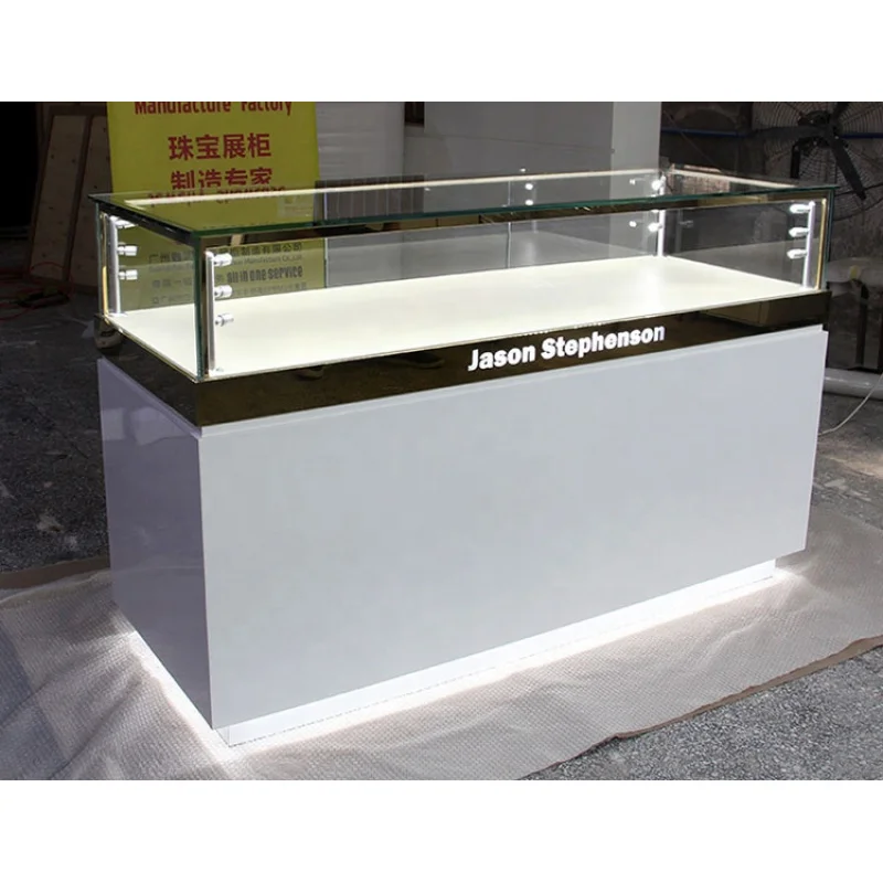 Custom. high quality display jewelry stalls stands and portable jewelry showcases for sale