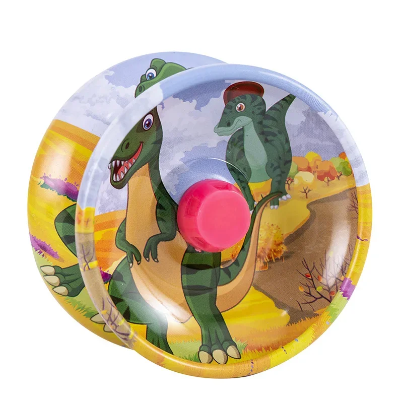 5Pcs Alloy Dinosaur Yo-Yo Ball Toys for Kids Birthday Party Favors Pinata Fillers School Carnival Reward Wedding Guest Gifts