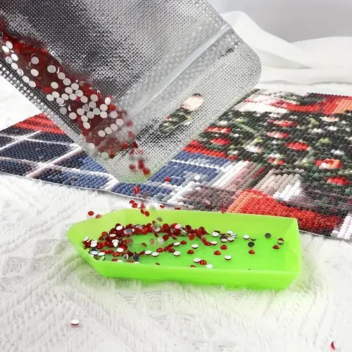 100Pcs DIY Diamond Painting Tools Self Adhesive Bags Drills Glued Stone Storage Sealing Craft Supplies Embroidery Accessories - Image 4
