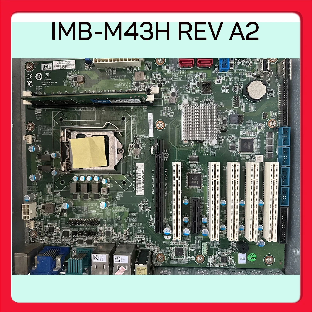 For ADLINK Industrial Control Motherboard IMB-M43H REV A2