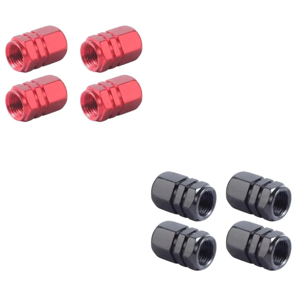  4Pcs Car Truck Motorcycle Bike Wheel Tire Tyre Dust Adapter Stem Cap Cover