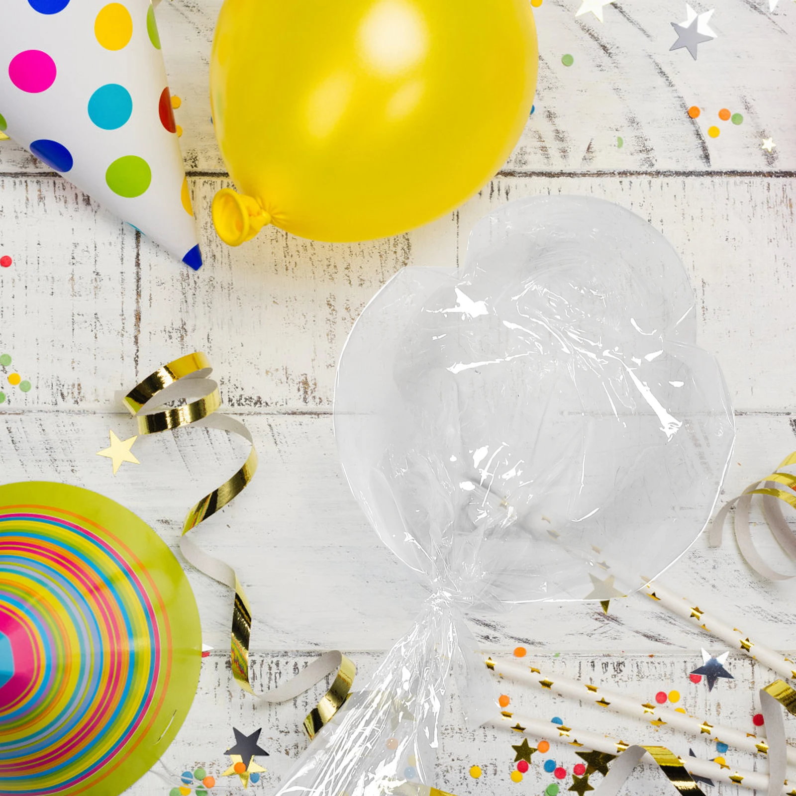 

10pcs Transparent Bobo Stretchable Party Balloons Clear Bulk For Birthday Wedding Festival Shower Decoration Balloons Party
