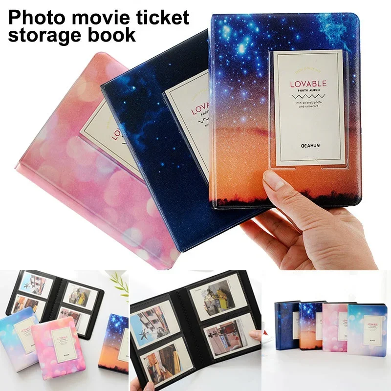 1 Stück Fotobuch Album 64 Taschen 3 Zoll Speicher Visitenkarte halter Foto karten halter
