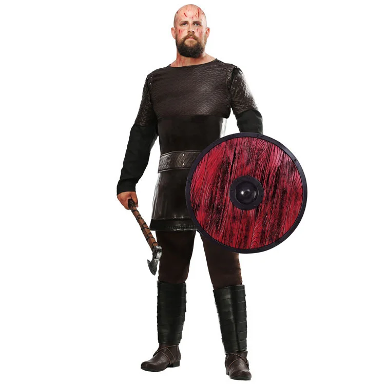 New Adult Halloween Movie Cosplay Costume Fighter Warrior The virgin savages Viking clothes Man fast ship