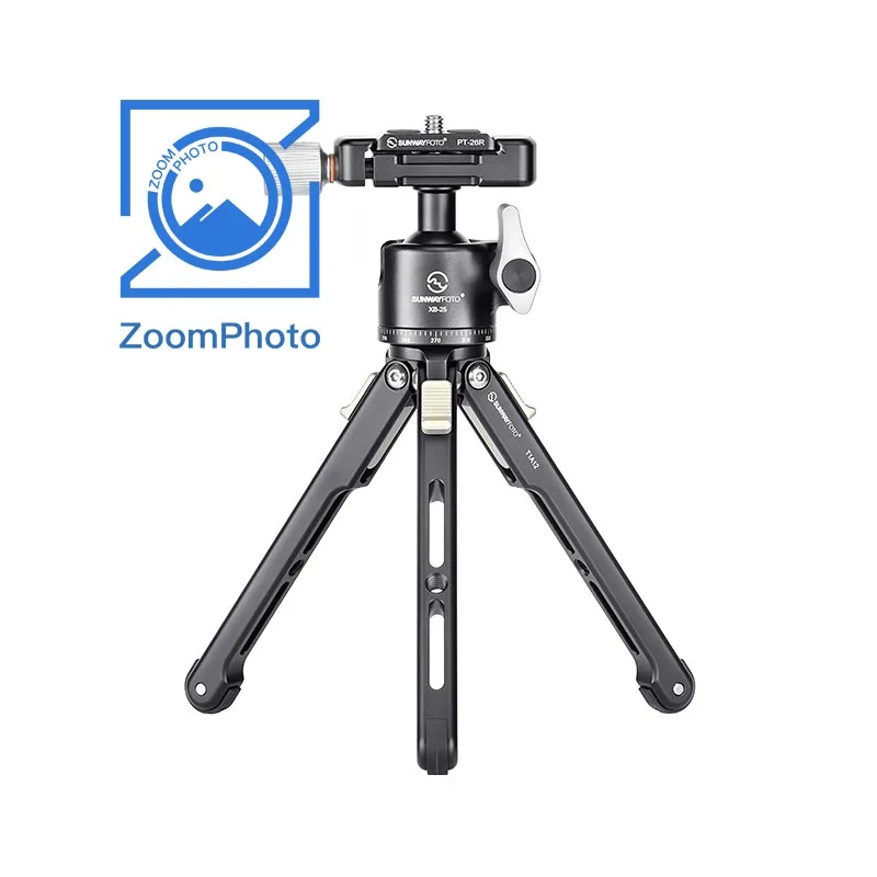 

ZoomPhoto SUNWAYFOTO T1A12/T1A12 + XB-25 мини-штатив из алюминиевого сплава Настольный Штатив с шаровой головкой