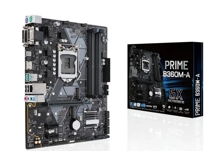 

NEW FOR ASUS PRIME B360M-A Supports Dual M.2 HDD USB 3.1 8 9th Generation CPU