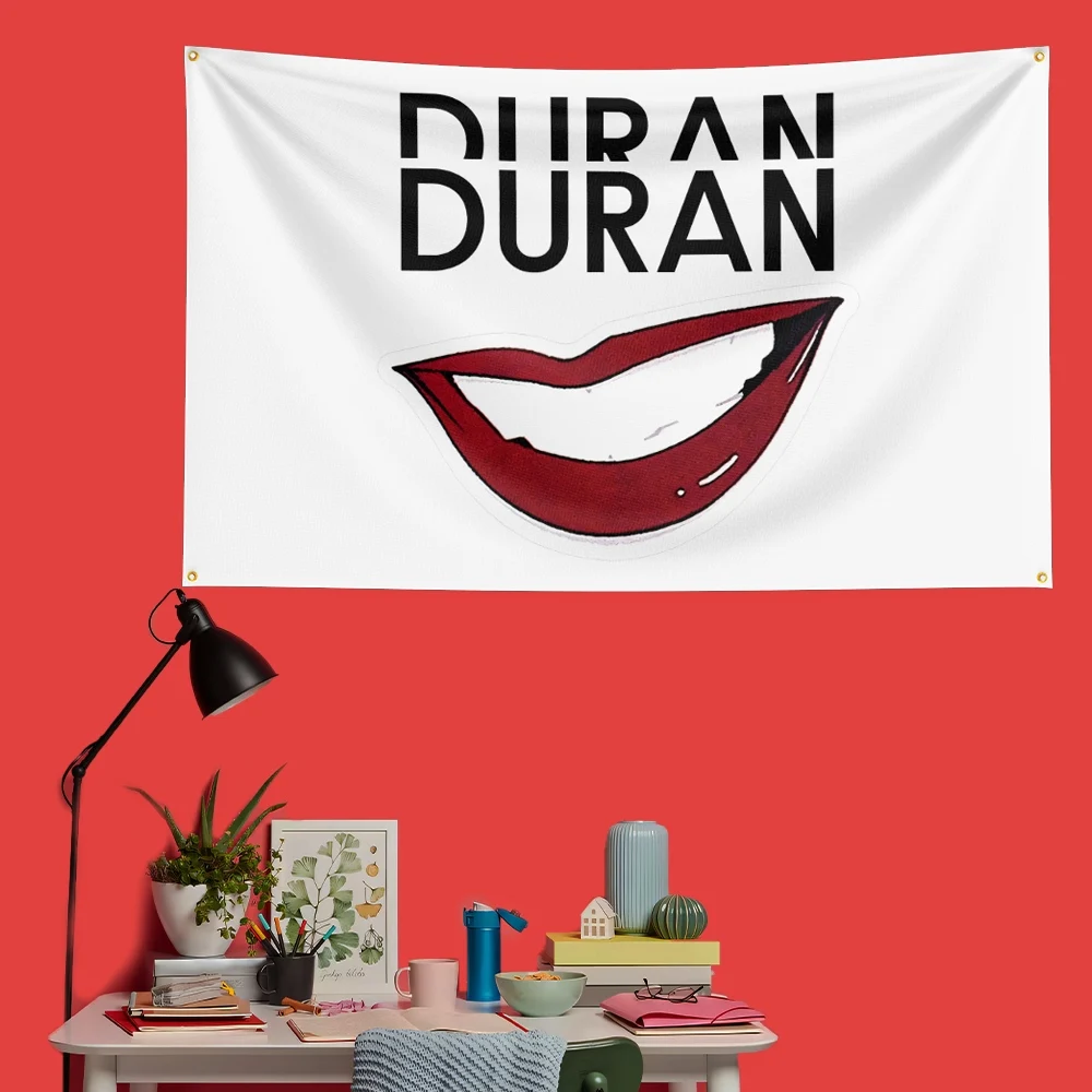 Duran Duran Inspired Rock Music Flag 3x5 FT 90x150cm Polyester Decorative Banner Tapestry For Music