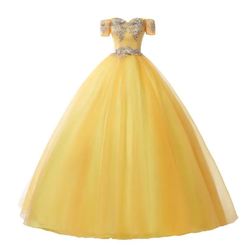 Europeu e americano 2025 primavera/verão novo ouro um ombro vestido de noite solo desempenho anfitrião pong saia longa fio colorido