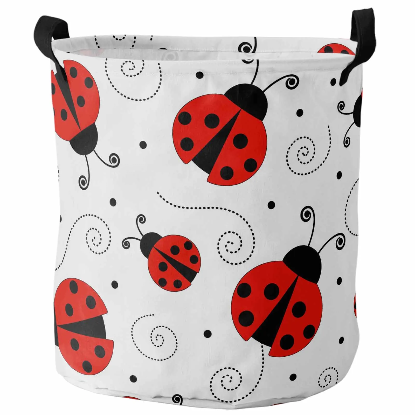

Загородный фермерский дом, божья коровка, художественная складная корзина для грязного белья, органайзер для детских игрушек, водонепроницаемые корзины для хранения