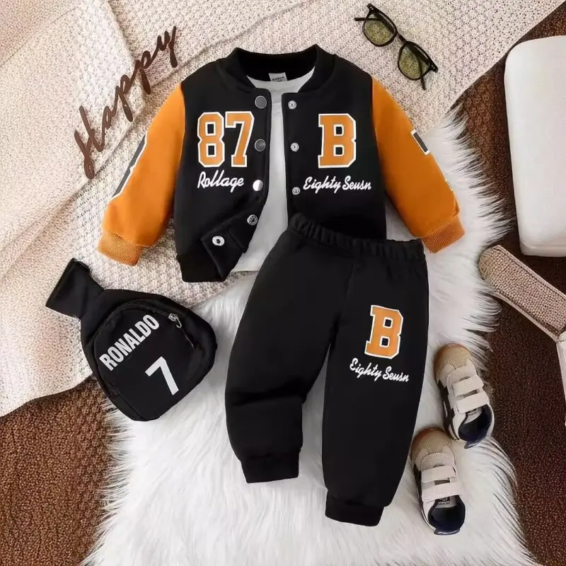 

Baby Boy Girl Clothing Sets Children Jacket + Cotton Sports Pants 2pc Kids Clothes Boy New Suit 2024 New