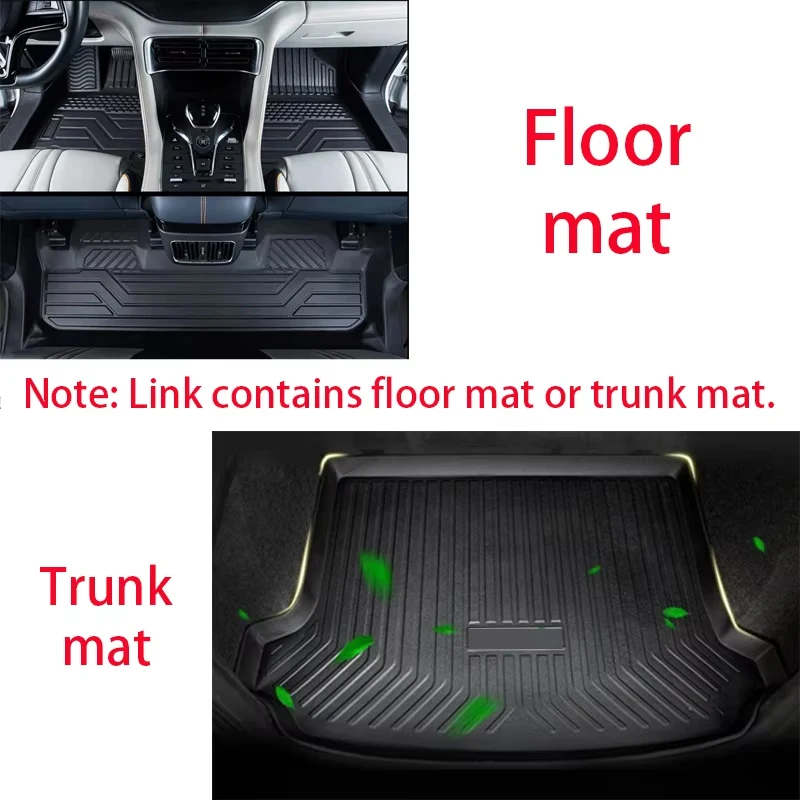 LHD TPE الحصير سيارة فرش داخلي للسيارات والشاحنات لهوندا الطيار اكسسوارات 2023 2024 2025 الخلفية منصات القدم صينية البضائع وسادة صندوق السيارة الأجزاء الداخلية #2