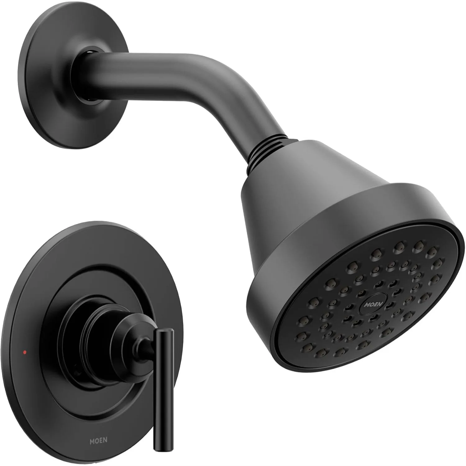

Matte Black Shower Trim Kit with Eco-Performance Showerhead and Lever Handle, Posi-Temp Valve Required, ADA Compliant