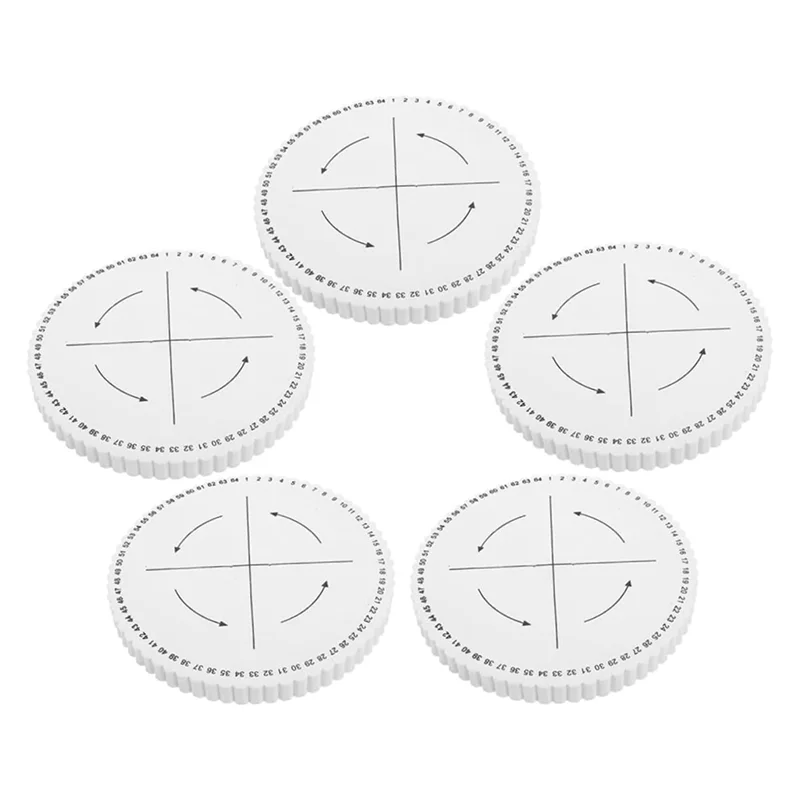 

BHTS-браслет для изготовления струн, 64 слота, диск для плетения Кумихимо, 5 шт., толстая круглая тканая доска для изготовления ювелирных изделий