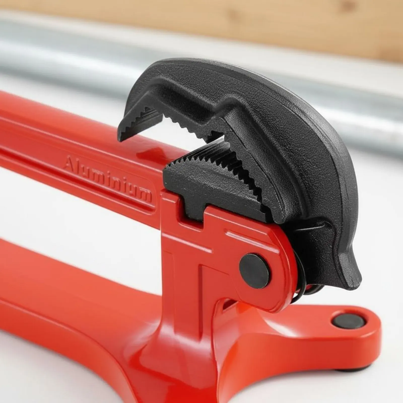 

Yoke Pipe Vise Sturdy-Duty Portable Pipe Holding Vise Clamping Device Sturdy Steel Grippers Workshop Tool Rapid Adjust
