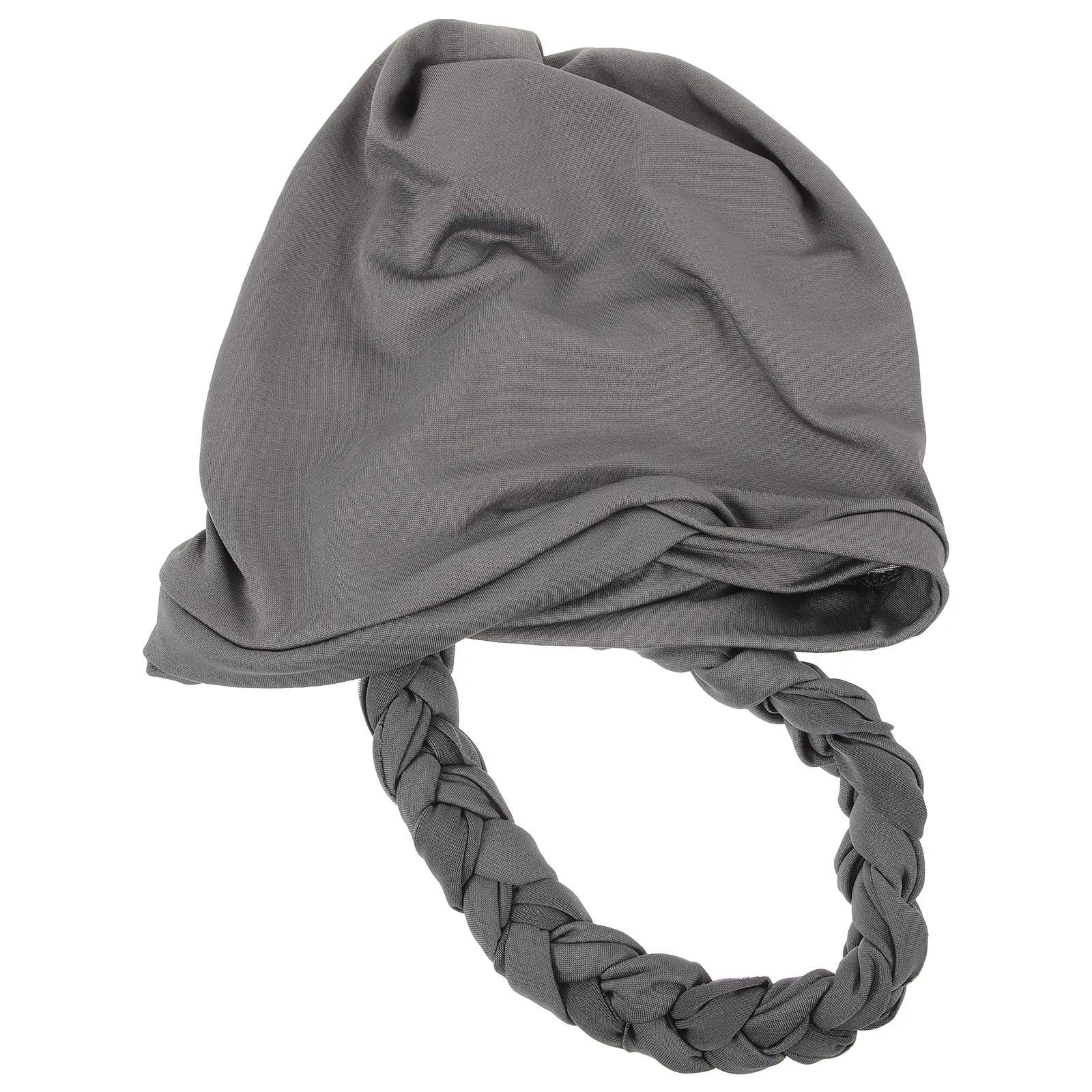 

Baotou Hat Chemotherapy Hair Wraps Gray Lightweight Cotton Turban Women Turban Hat Cotton Travel Outdoor Headwear