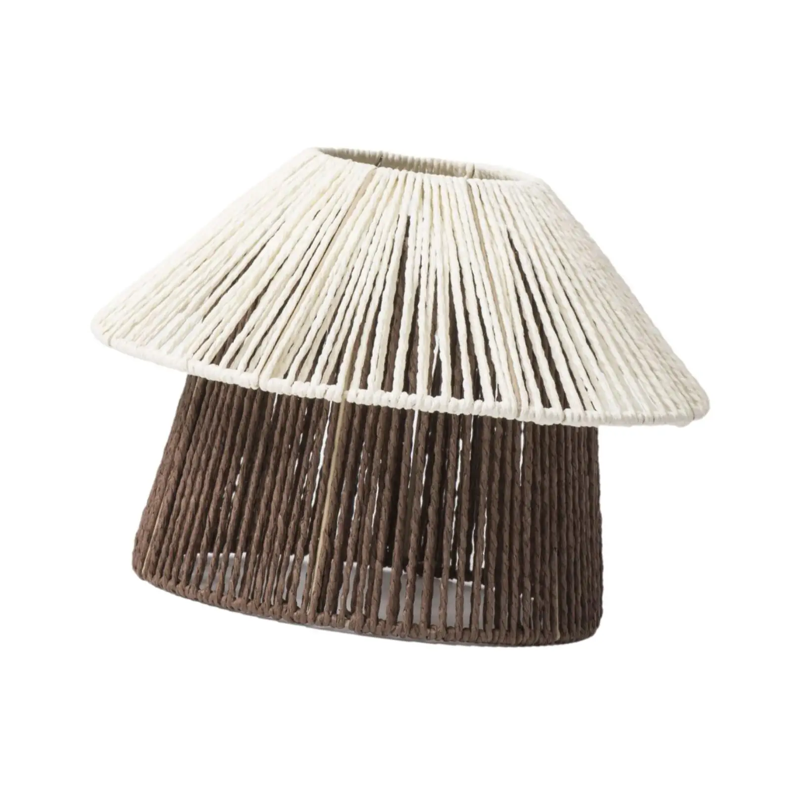 

Pendant Light Shade Hanging Light Cage Handwoven Woven Paper Rope Lamp Shade for Dining Room Restaurant Outdoor Bedroom Cafe