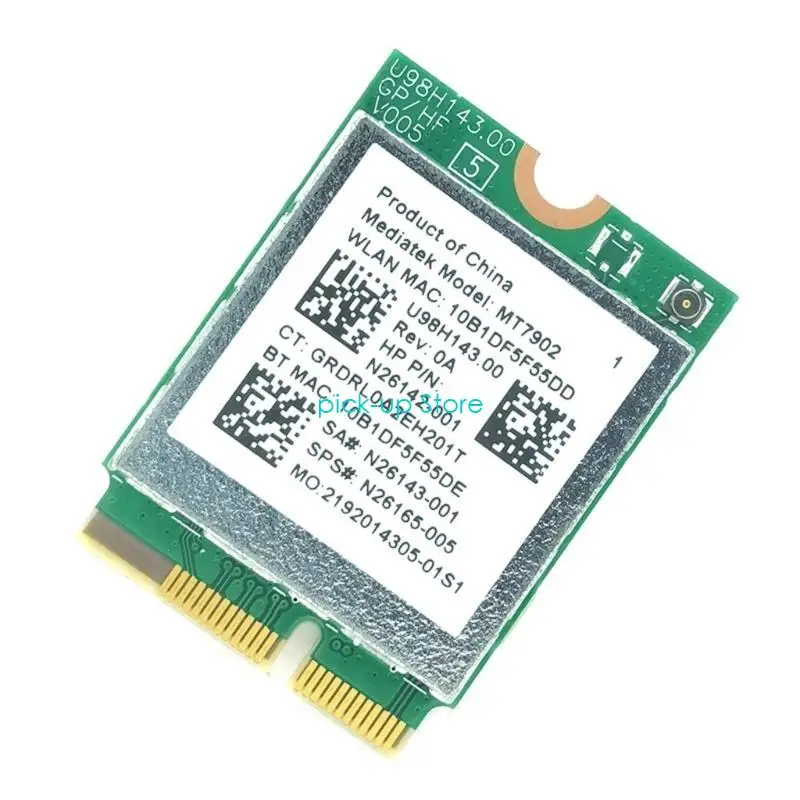 Q5WA MT7902 WiFi6E Jaringan Latensi Cardlow Untuk Laptop Desktop dan PC Industri Memastikan Koneksi yang Tidak Terganggu