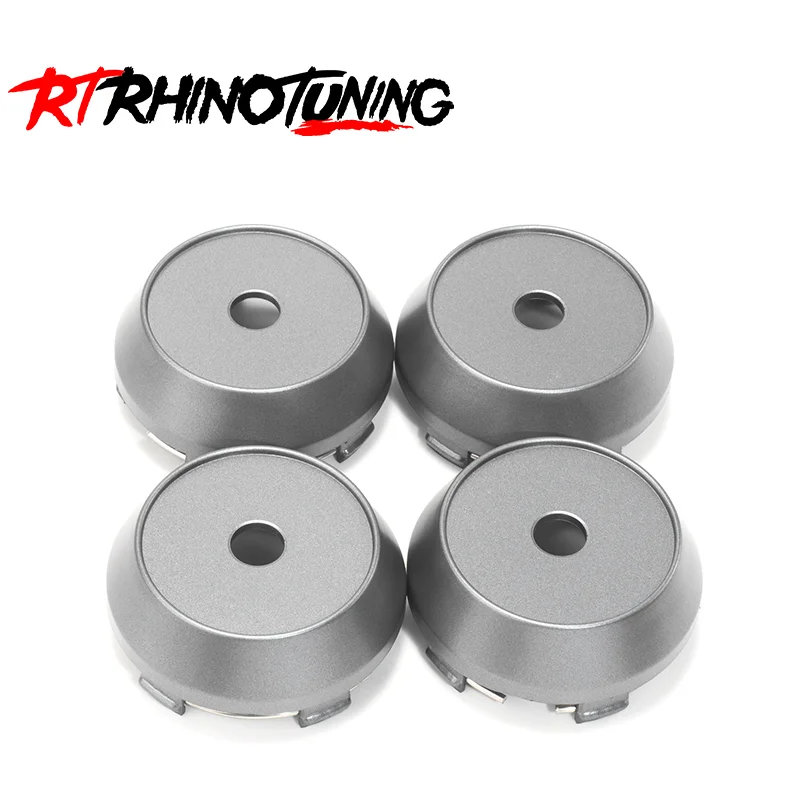 4pcs قطرها الخارجي 60mm / 2.36 بوصة قطرها الداخلي 56mm / 2.20 بوصة مركز تغطية محور العجلة ، عجلة سيارة سباق حافة الغطاء الواقي ABS تقليم