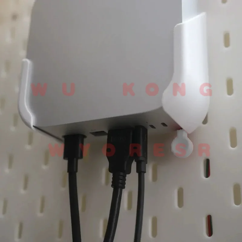For Mac Mini (M4 2024) Cooling Wall Bracket Good Airflow Design Home Office Workstation Setup