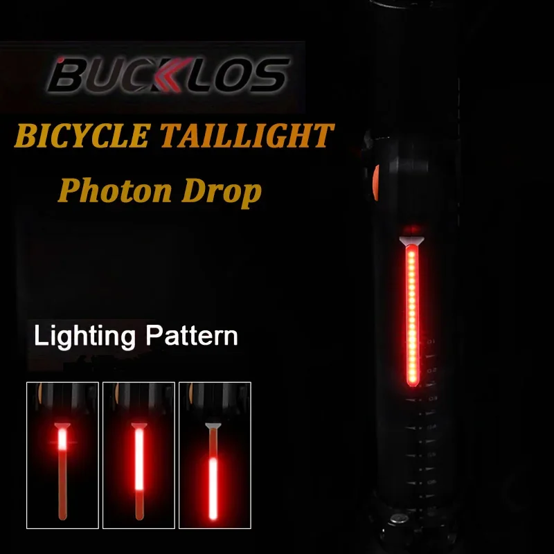 

Bike Rear Light Super Bright Led Bicycle Light USB Rechargeable Seatpost Fork Light Safety Warning Bicycle Taillight