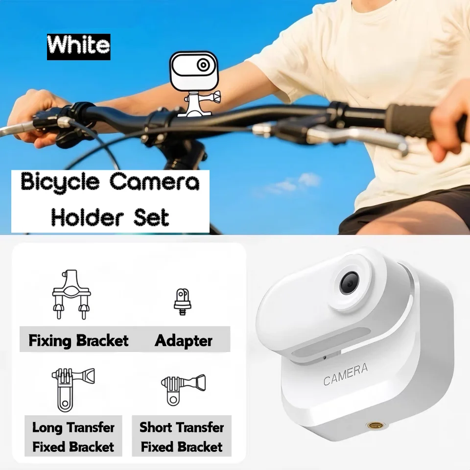 

1080P Mini Sports Camera 1.47" Screen Wide Angle Lens with Battery Charging Case TF Card For Bicycle Ride Photography Video Vlog