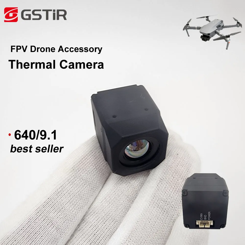 9.1mm CVBS Mini640 For FPV Thermal Camera For Drones NETD≤30mk Wu Han GuiderGSTiR FPV Drone Gstir 8~14μm Inffiiray Mini2