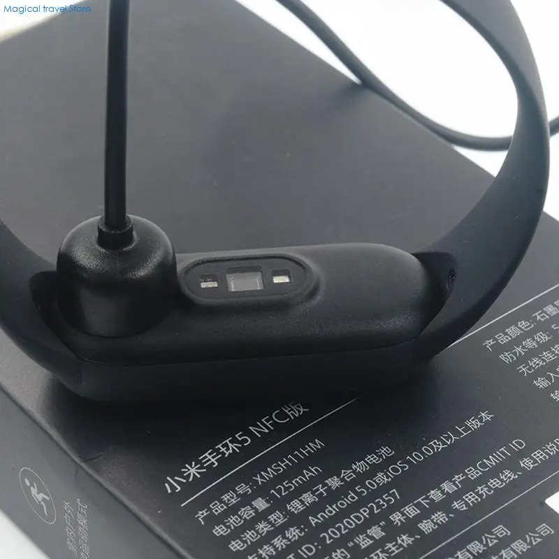 N2UB Charging Cable Data Holder Power Adapter Dock Base Bracket Cradle Adapter Cord for Mi Band 5