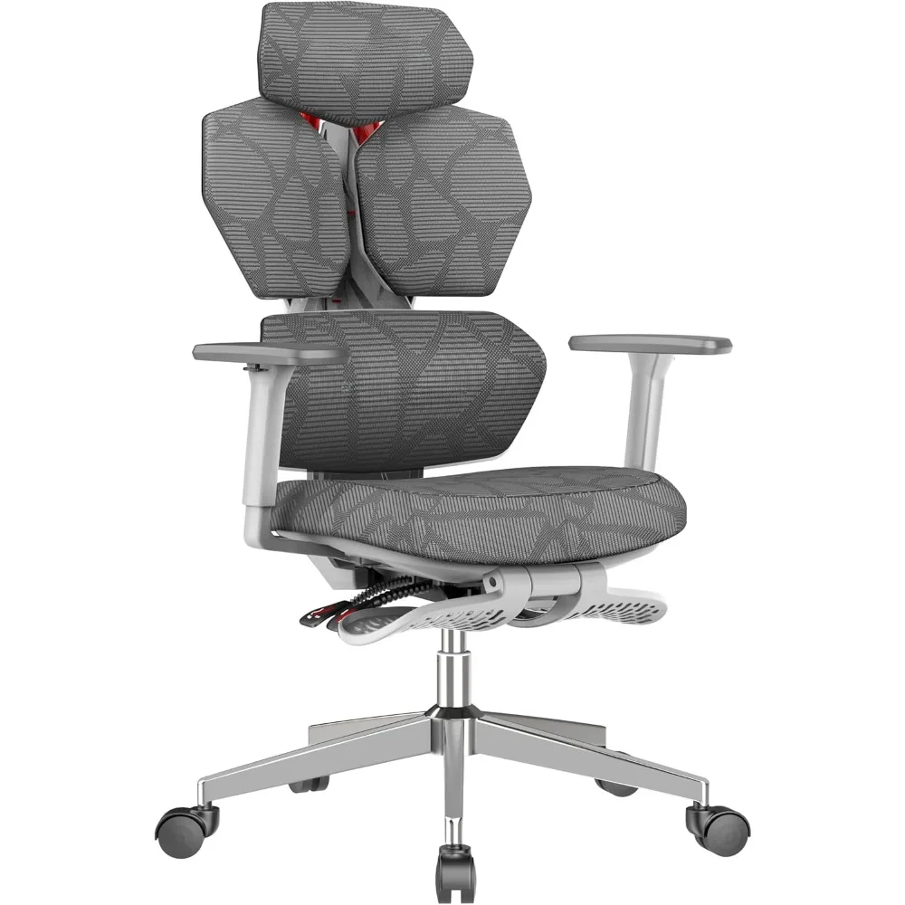 

Gaming Chair with Footrest, Adjustable Lumbar Support & 3D Armrests, Ergonomic Big Tall Reclining Gamer Chair