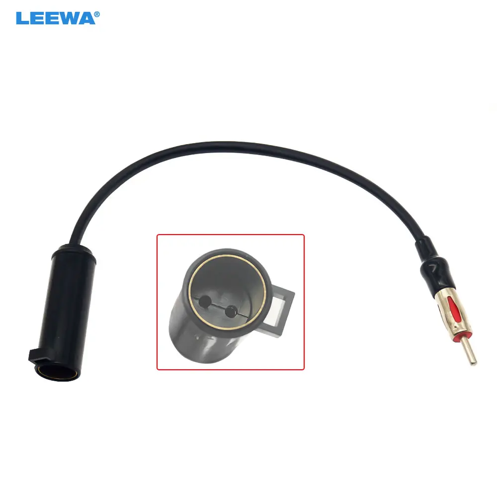 LEEWA-Adaptador de antena de Radio para coche, conector convertidor para Nissan 95-08 Altima/Frontier/Xterra/Infiniti (1990's G20/I30/QX4/Q45)