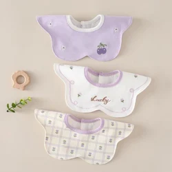 3 Pieces/Set Baby Bibs Waterproof Saliva Towel Burp Cloth Newborn Drool Bibs Unisex Baby Feeding Bib For Boys Girls