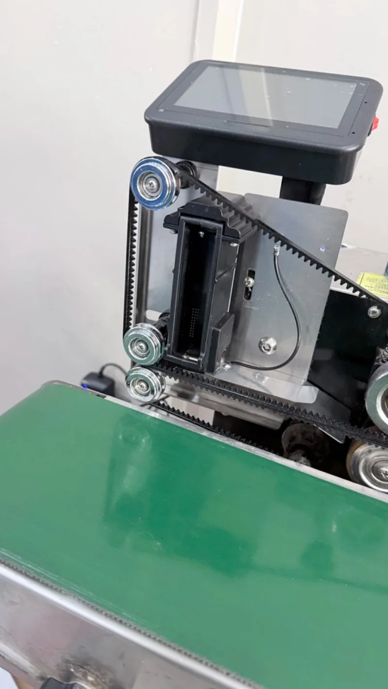 FOR Plate Type Automatic Date Coding Machine Tij Inkjet Printer For Plastic Bag Batch Expiry Marking