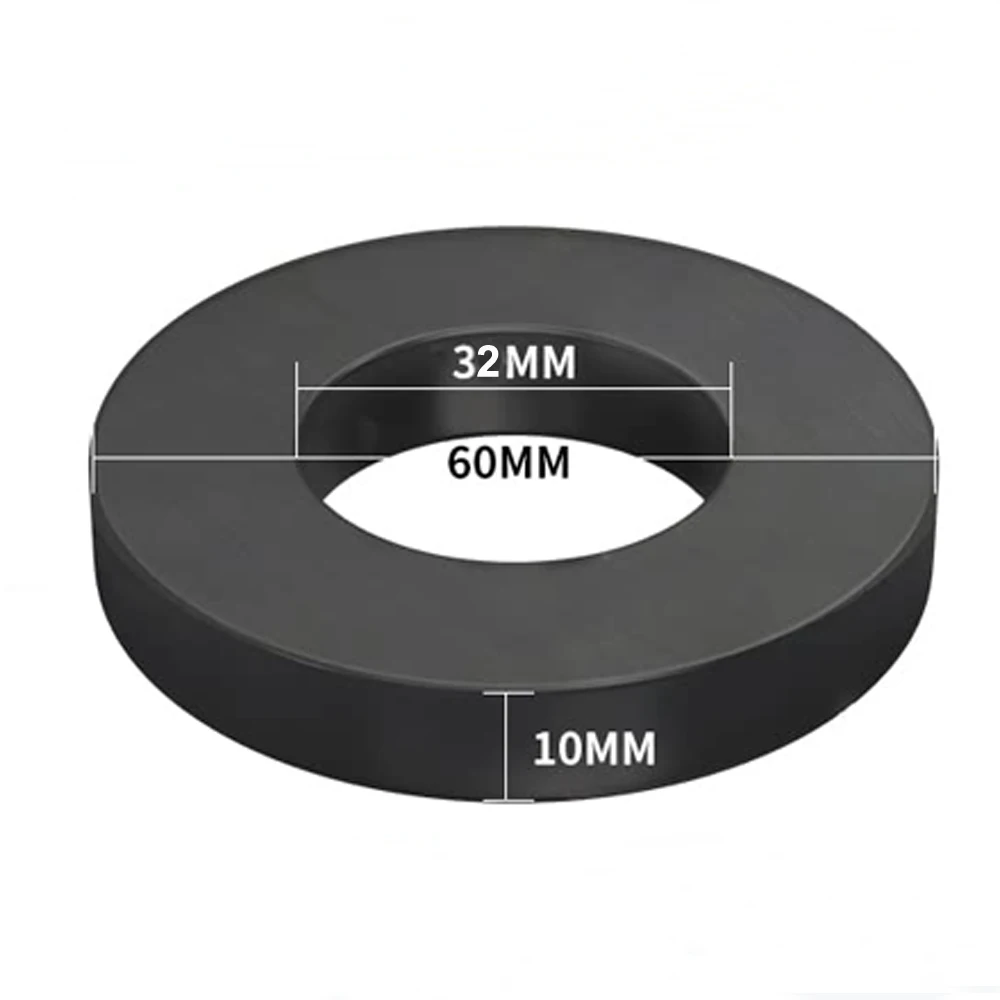 Ferrite Ring Magnet Dia 45-100mm Heavy Duty Ceramic Magnets for Industry Science,Crafts and Hobbies