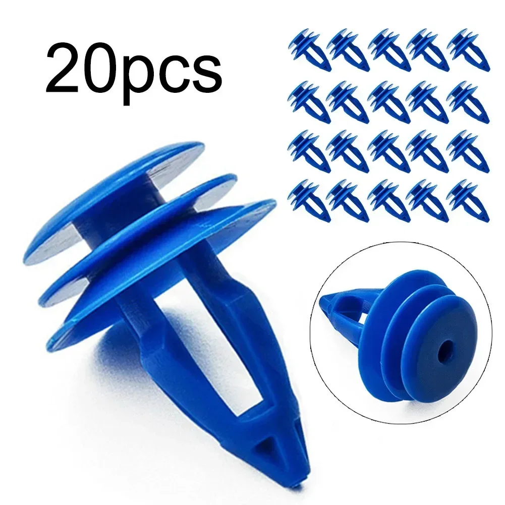 Carhome 20x Plastic Clips Car Door Guard Front Rear Wheel Arch Trim Fastener Clips Kit Fit For Range Rover Evoque LR027255 NEW