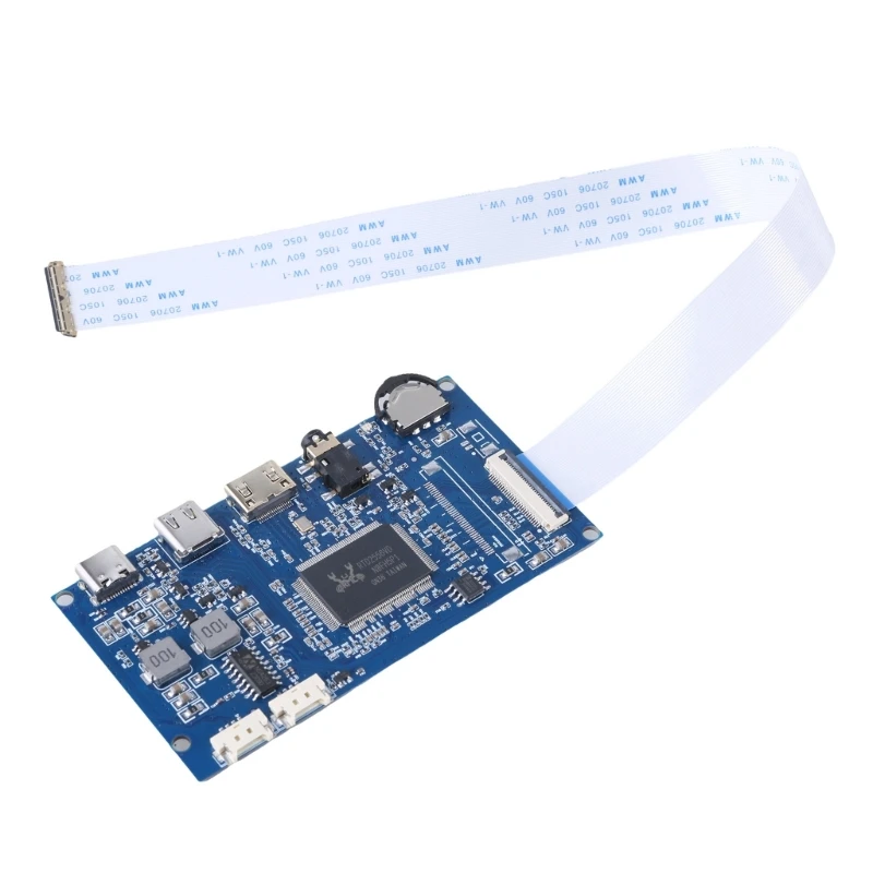 شاشة LCD محمولة لوحة تحكم للسائق RTD2556 دقة 1920x1080 مع سلك