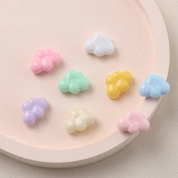 20PCS Shiny Mini Clouds Series Miniature Flat Back Resin Cabochons For Hairpin Scrapbooking DIY Home Decor Craft Accessories