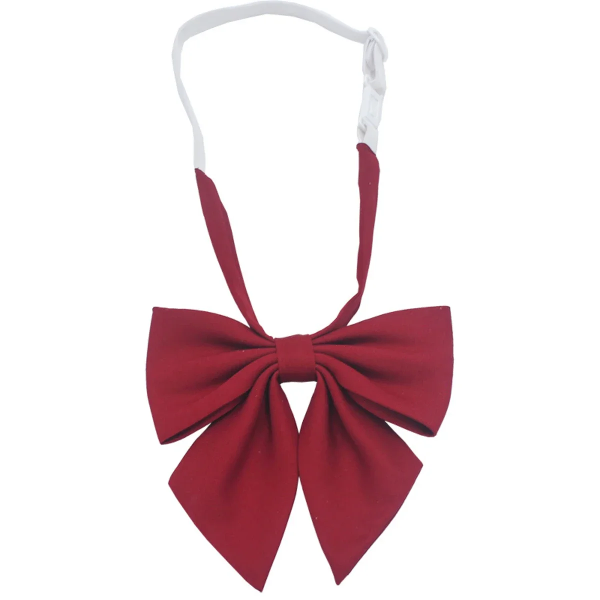 Studenti Rosso Solido Papillon di Cotone per Le Donne Collare Uniforme Farfalla Cravatte Ragazze Papillon JK Camicia Abito Collo Indossare Cravatte