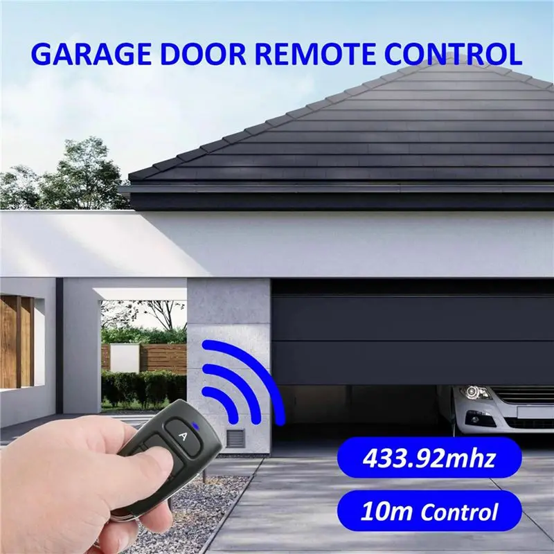 【RECOMENDAR】8 قطع جهاز تحكم عن بعد لباب المرآب، جهاز تحكم عن بعد 433.92 ميجا هرتز للبوابة، مفتاح تحكم عن بعد فوب، استبدال باب المرآب الكهربائي