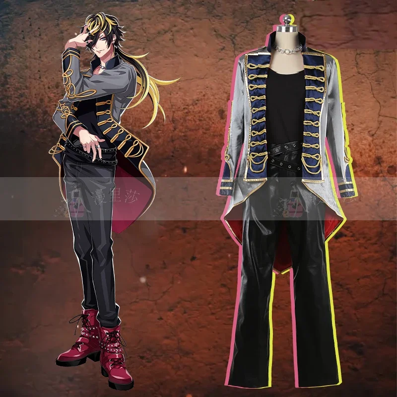 Game Division Rap Battle  Bad Ass Temple Aimono Jushi Cosplay Costume D.R.B Cosplay Suit Halloween Carnival Uniforms Custom Made