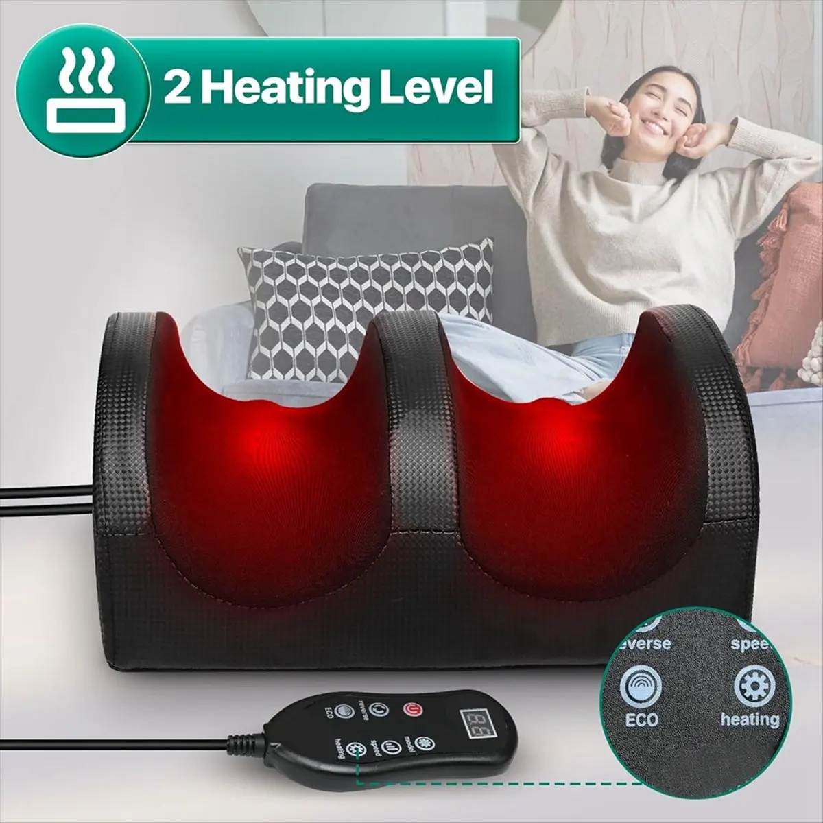[promo]foot-massagerfoot-massager-machine-with-massage-rolleropen-design-for-breathable-cleanand-pain-reliefrelax-us-plug