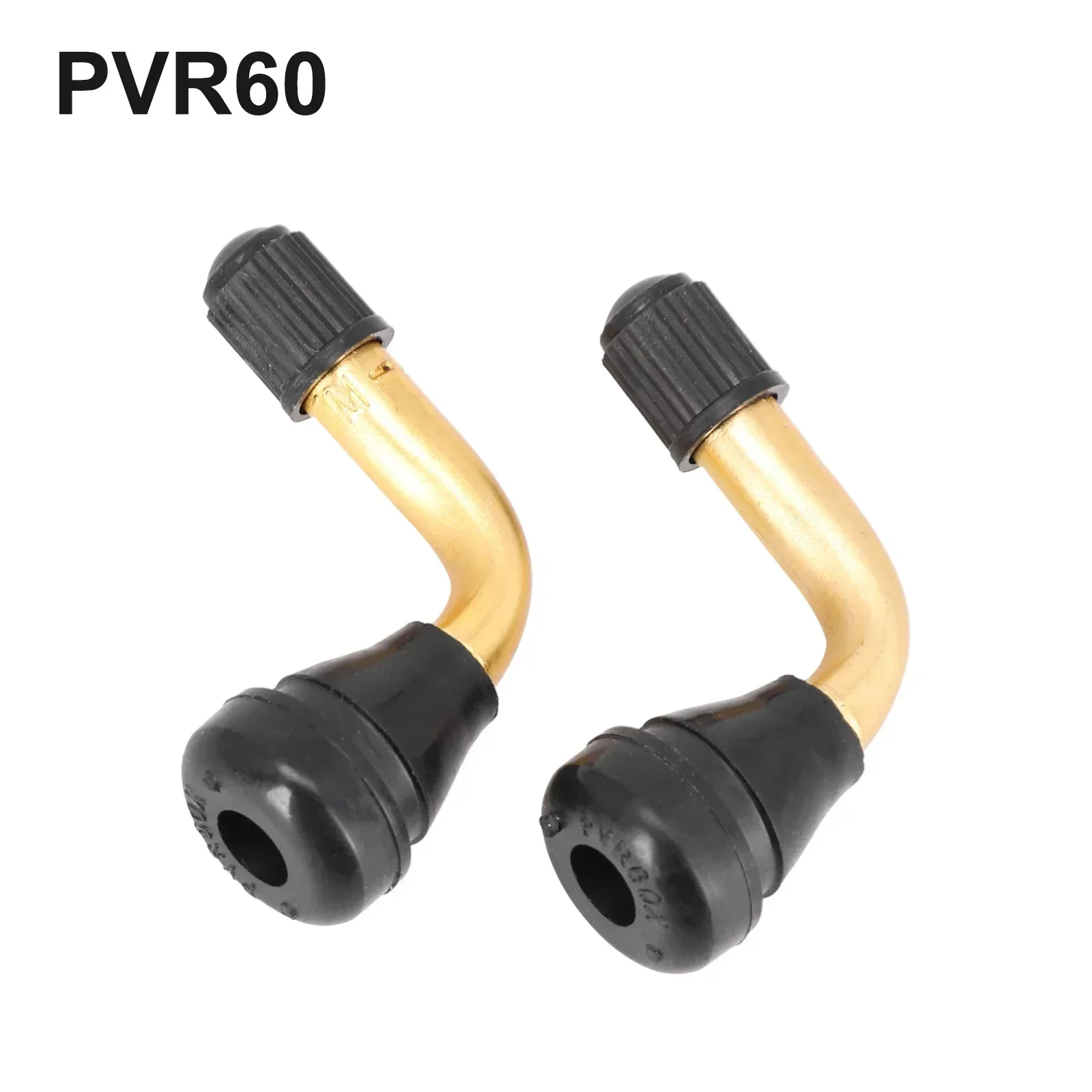 2pcs Tubeless Tyre Valve Stems For Motorcycle Scooter Moped  Electric-bike Electric Scooter Bike PVR70 60 50 45 Degree