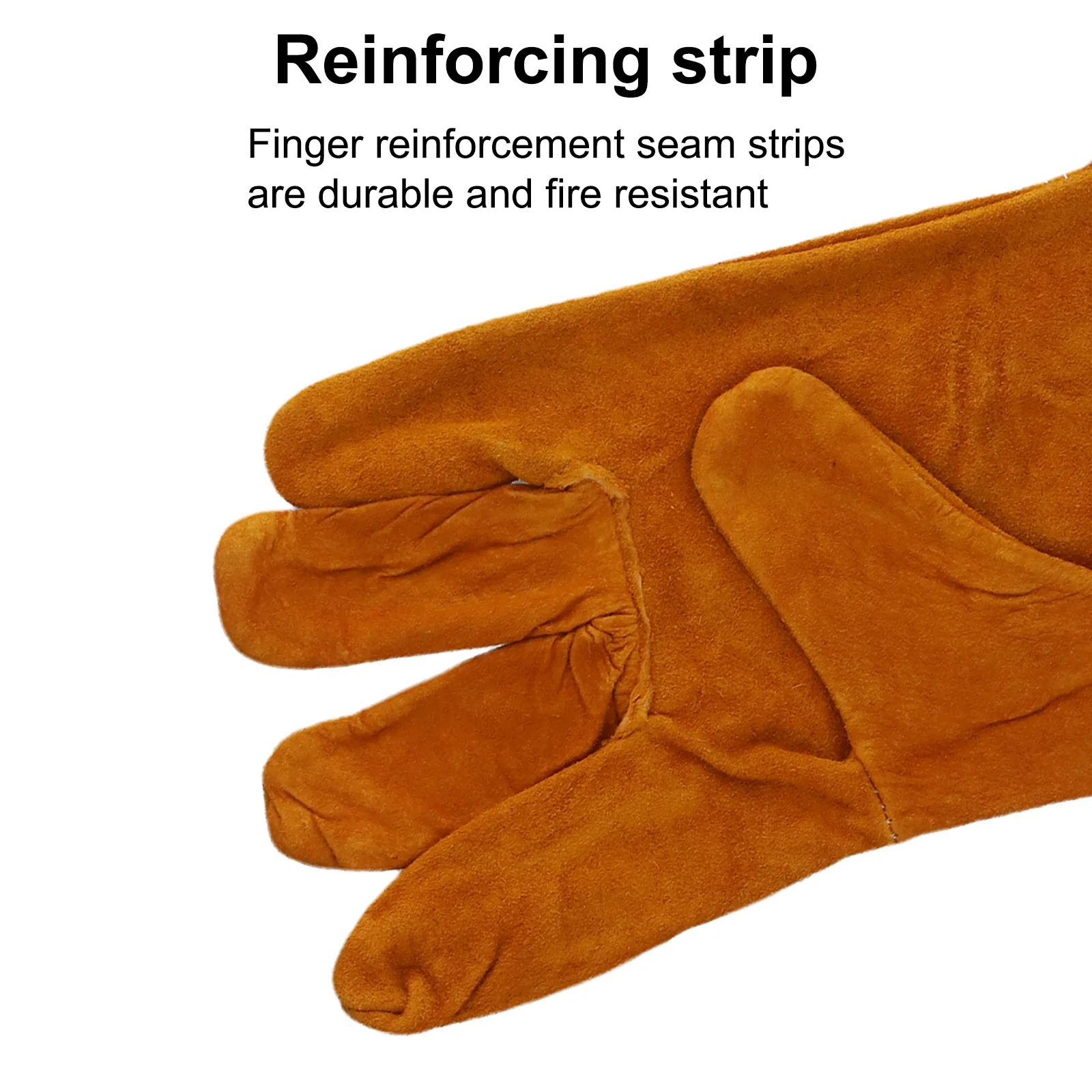 For Automobile Work Heat-resistant Gloves Cowhide Welding Gloves Automobile Work Flame Resistance Heat Resistance