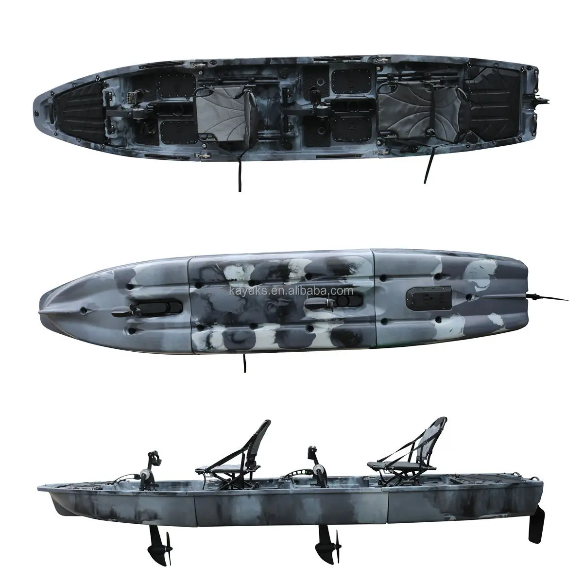 

Vicking Pedal Kayak Kayak De Pesca a Pedales 2 Person Pedal Kayak Modular Pedal Kayak 2 Person Modular Fishing Kayak