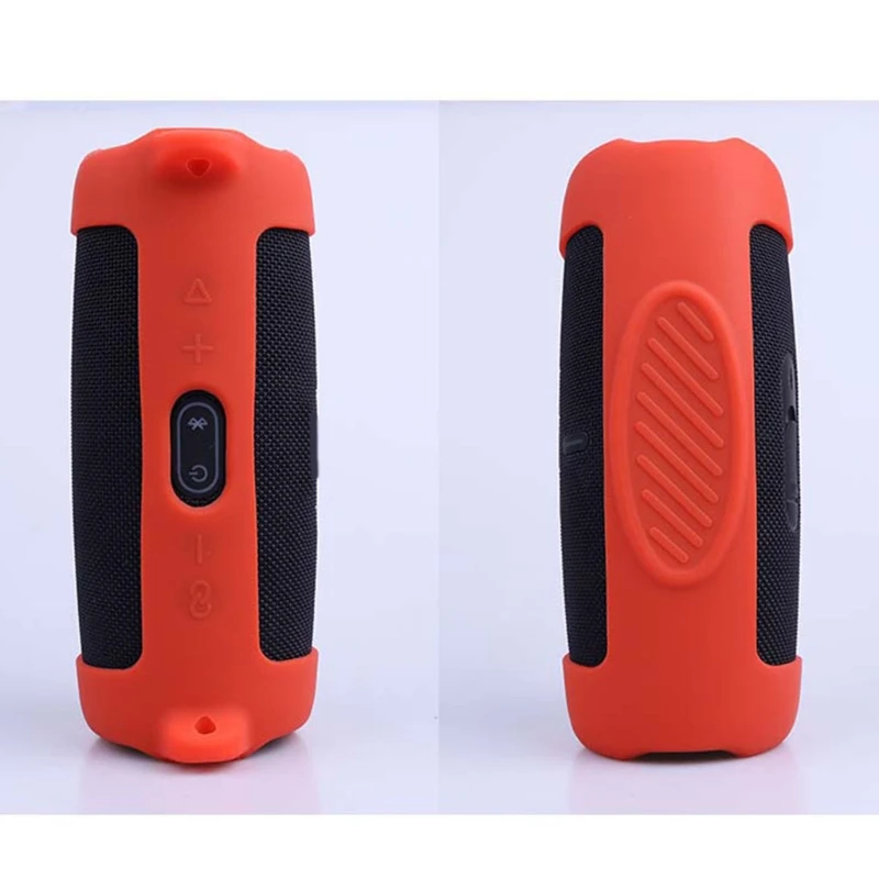 Anti-fall Speaker Case Protective Cover Dust-proof Silicone Case Shell for -JBL Charge 5 Speaker Accessories K1KF