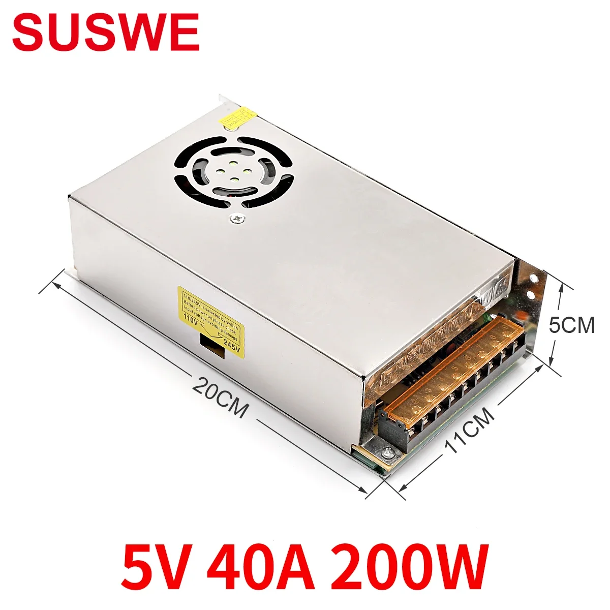 Switching power supply transformer AC-DC power supply110v  5v12v 24V 36v48v to 220V to 5V 12V 24 V 36V 1A 5A 20a 30a SUSWE