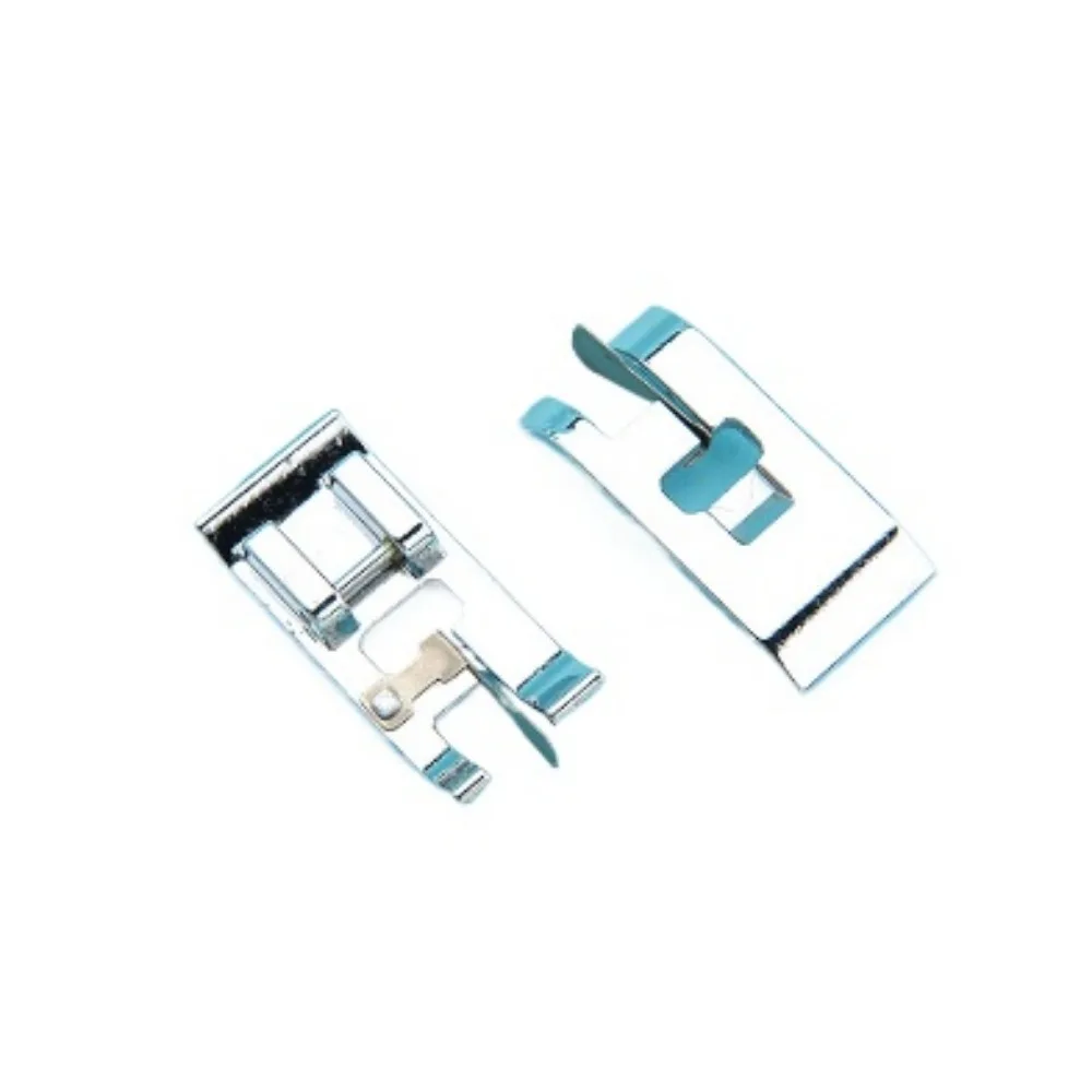 2PCS Universal Clip on Straight Stitch Presser Feet / Foot Domestic Sewing Machine  for Brother, Elna,oyota, Viking Etc.