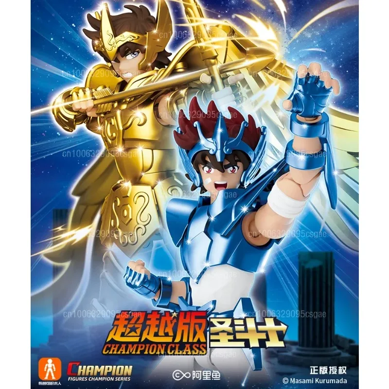 

In Stock Blokees Original Saint Seiya Aiolos Tenma Action Figure Beyond Version Toy Assembly Model Kit Figure Doll Model Kid